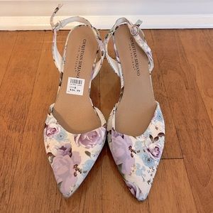 CHRISTIAN SIRIANO l Floral Heels
